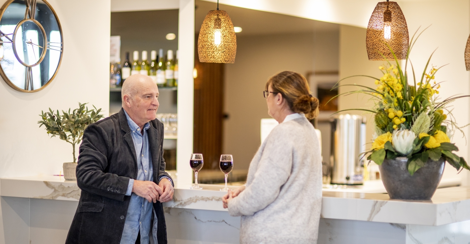 KPCC couple clubhouse